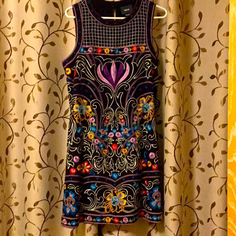 Maeve Kira Embroidered Dress, Anthropologie